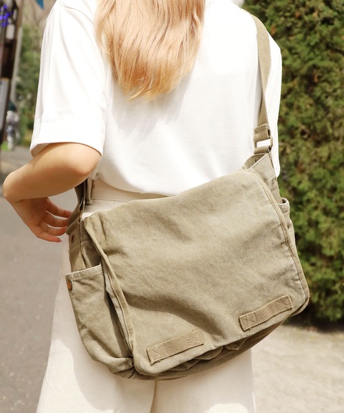 ROOP TOKYO by みー(ループトウキョウバイミー)の「ROOPTOKYO by みー milirary shoulder bag ミリタリー ショルダーバッグ(ショルダーバッグ・メンズ・オリーブ・FREE)」の20枚目の写真