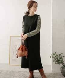 URBAN RESEARCH DOORS | ウールカットジャンパースカート(ワンピース)