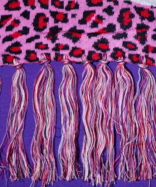 Bonjour Girl(ボンジュールガール)の「【編み物☆堀ノ内】Divine Knit Scarf(マフラー・レディース・パープル・FREE)」の10枚目の写真