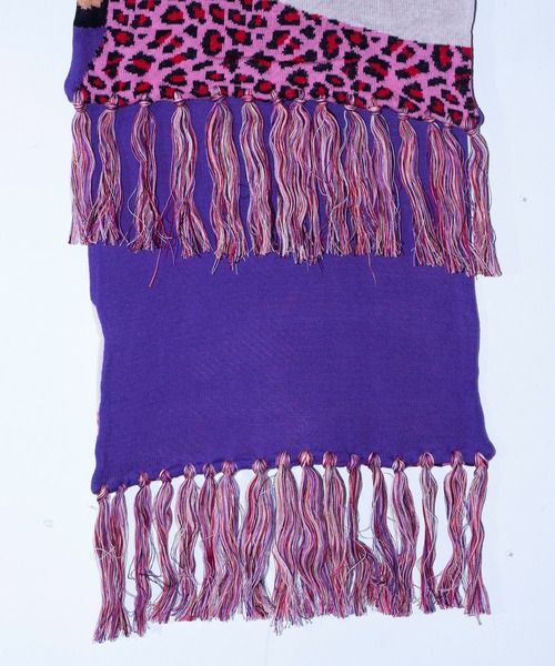 Bonjour Girl(ボンジュールガール)の「【編み物☆堀ノ内】Divine Knit Scarf(マフラー・レディース・パープル・FREE)」の12枚目の写真