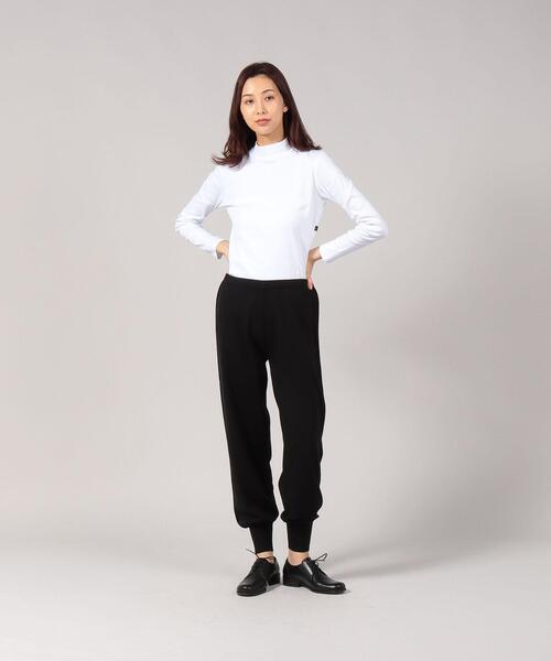 agnes b.（アニエスベー）の「LZ11 PANTALON CONFORT ウールニットジョガーパンツ（その他パンツ・レディース・ブラック・1/2/3）」の3枚目の写真