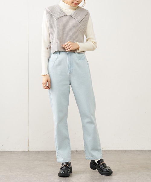 OLIVE des OLIVE（オリーブデオリーブ）の「セイラーベスト（ベスト・レディース・グレー/オフホワイト/ラベンダー・FREE）」の18枚目の写真