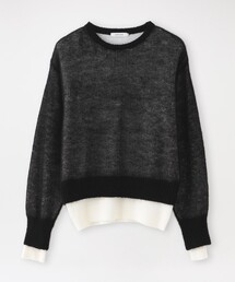 LOVELESS | シアーレイヤード　ニットプルオーバー(ニット/セーター)