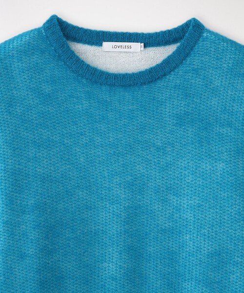 LOVELESS（ラブレス）の「シアーレイヤード　ニットプルオーバー（ニット/セーター・レディース・ブラック/ブルー系その他2・36/34）」の5枚目の写真