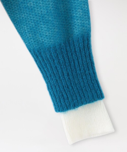 LOVELESS（ラブレス）の「シアーレイヤード　ニットプルオーバー（ニット/セーター・レディース・ブラック/ブルー系その他2・36/34）」の4枚目の写真