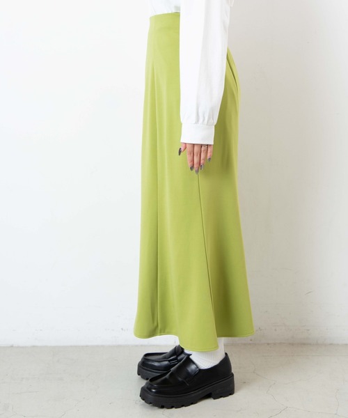 WEGO（ウィゴー）の「WEGO/マーメイドスカート（スカート・レディース・ライム/ブラック・FREE）」の15枚目の写真
