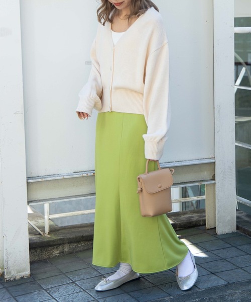 WEGO（ウィゴー）の「WEGO/マーメイドスカート（スカート・レディース・ライム/ブラック・FREE）」の11枚目の写真