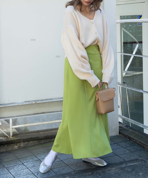 WEGO（ウィゴー）の「WEGO/マーメイドスカート（スカート・レディース・ライム/ブラック・FREE）」の21枚目の写真