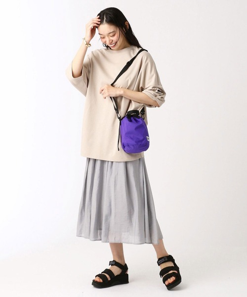 Grand PARK（グランドパーク）の「シャインサテンスカート（スカート・レディース・ダークグリーン/ネイビー/グレー/ピンク・FREE）」の16枚目の写真