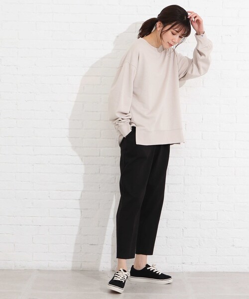 SHOO・LA・RUE(シューラルー)の「◆【S-LL】フロントホックセンタープレステーパードパンツ(その他パンツ・レディース・ブラック/ベージュ/オフホワイト/ブルー・01/02/03/04)」の16枚目の写真