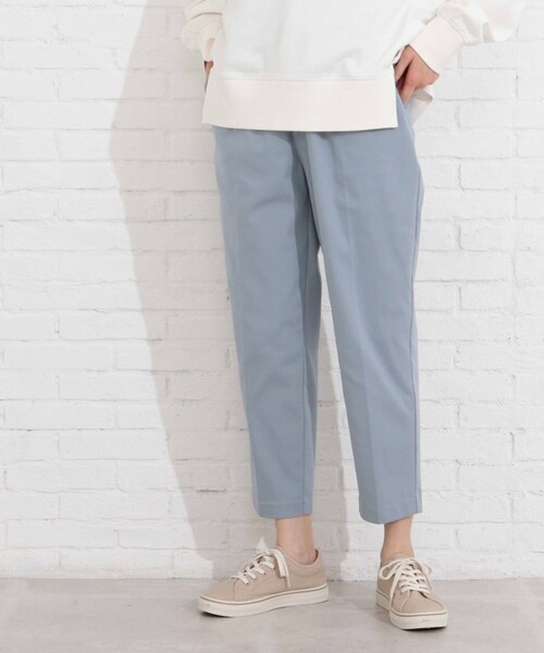 SHOO・LA・RUE(シューラルー)の「◆【S-LL】フロントホックセンタープレステーパードパンツ(その他パンツ・レディース・ブラック/ベージュ/オフホワイト/ブルー・01/02/03/04)」の6枚目の写真