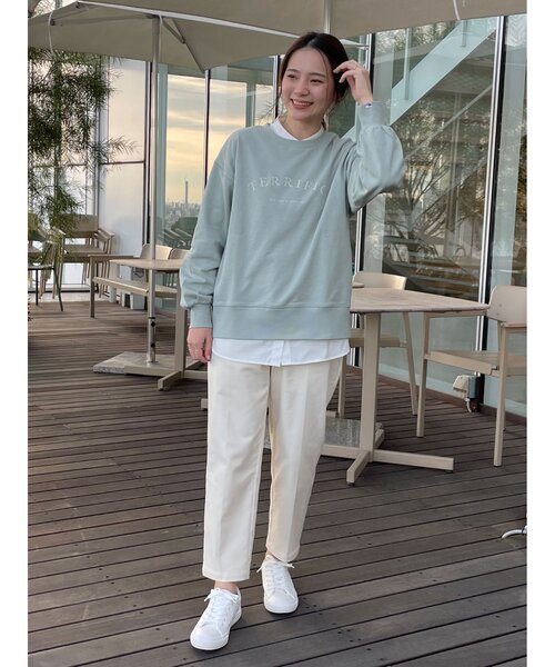 SHOO・LA・RUE(シューラルー)の「◆【S-LL】フロントホックセンタープレステーパードパンツ(その他パンツ・レディース・ブラック/ベージュ/オフホワイト/ブルー・01/02/03/04)」の10枚目の写真