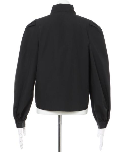 INGNI（イング）の「ボウタイ／ブラウス（シャツ/ブラウス・レディース・ブラック/オフホワイト・M）」の5枚目の写真