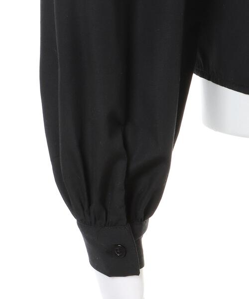 INGNI（イング）の「ボウタイ／ブラウス（シャツ/ブラウス・レディース・ブラック/オフホワイト・M）」の7枚目の写真