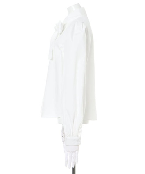 INGNI（イング）の「ボウタイ／ブラウス（シャツ/ブラウス・レディース・ブラック/オフホワイト・M）」の16枚目の写真