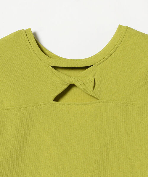 Ray BEAMS(レイビームス)の「Ray BEAMS / ツイスト カットアウト Tシャツ(Tシャツ/カットソー・レディース・ブラック/オフホワイト/ライム・ONE SIZE)」の20枚目の写真