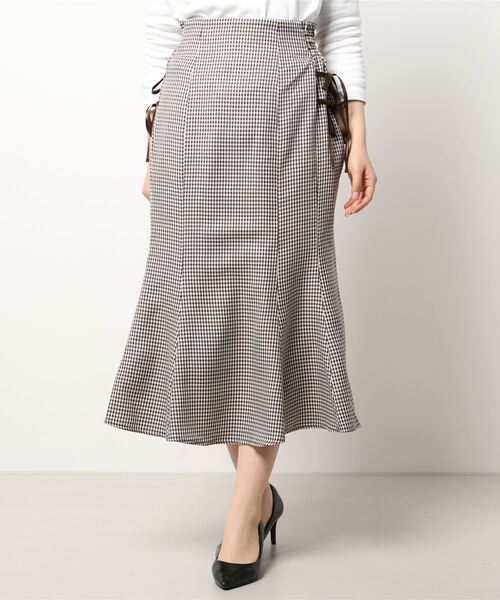 axes femme(アクシーズファム)の「ウエストゴムマーメイドSK(スカート・レディース・ブラウン/ブラック/グレー・MEDIUM)」の6枚目の写真
