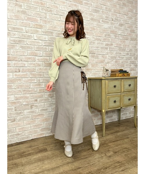 axes femme(アクシーズファム)の「ウエストゴムマーメイドSK(スカート・レディース・ブラウン/ブラック/グレー・MEDIUM)」の22枚目の写真