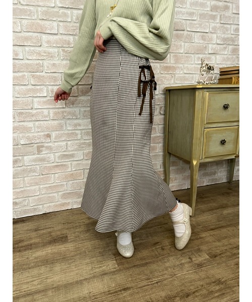 axes femme(アクシーズファム)の「ウエストゴムマーメイドSK(スカート・レディース・ブラウン/ブラック/グレー・MEDIUM)」の7枚目の写真