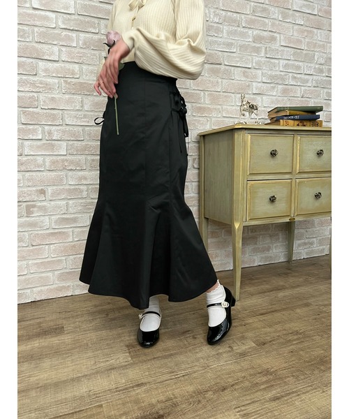 axes femme(アクシーズファム)の「ウエストゴムマーメイドSK(スカート・レディース・ブラウン/ブラック/グレー・MEDIUM)」の9枚目の写真
