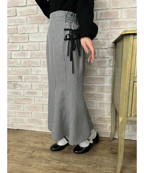 axes femme(アクシーズファム)の「ウエストゴムマーメイドSK(スカート・レディース・ブラウン/ブラック/グレー・MEDIUM)」の10枚目の写真