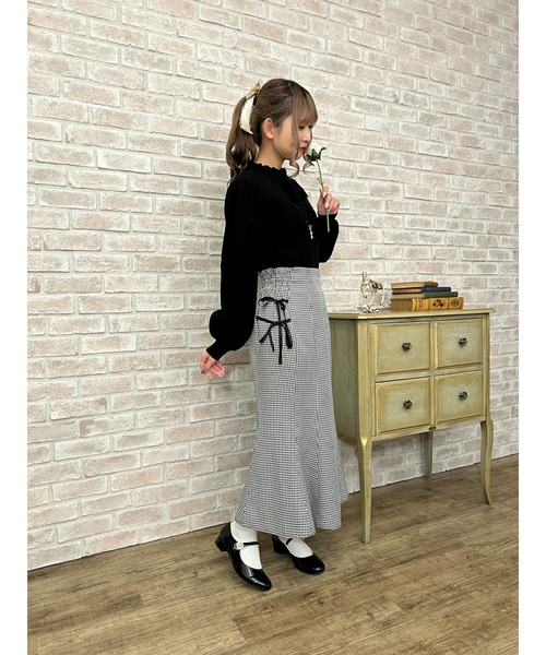 axes femme(アクシーズファム)の「ウエストゴムマーメイドSK(スカート・レディース・ブラウン/ブラック/グレー・MEDIUM)」の11枚目の写真