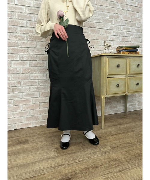 axes femme(アクシーズファム)の「ウエストゴムマーメイドSK(スカート・レディース・ブラウン/ブラック/グレー・MEDIUM)」の12枚目の写真