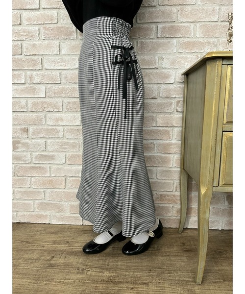 axes femme(アクシーズファム)の「ウエストゴムマーメイドSK(スカート・レディース・ブラウン/ブラック/グレー・MEDIUM)」の13枚目の写真