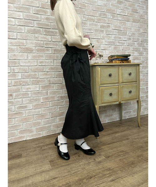 axes femme(アクシーズファム)の「ウエストゴムマーメイドSK(スカート・レディース・ブラウン/ブラック/グレー・MEDIUM)」の14枚目の写真