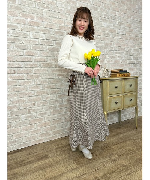 axes femme(アクシーズファム)の「ウエストゴムマーメイドSK(スカート・レディース・ブラウン/ブラック/グレー・MEDIUM)」の15枚目の写真