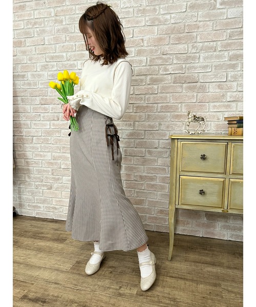 axes femme(アクシーズファム)の「ウエストゴムマーメイドSK(スカート・レディース・ブラウン/ブラック/グレー・MEDIUM)」の20枚目の写真