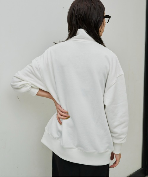 Auntie Rosa Holiday（アンティローザホリデー）の「ハーフZIPロゴプリントスウェット（スウェット・レディース・オフホワイト/グレー/グリーン・FREE）」の14枚目の写真