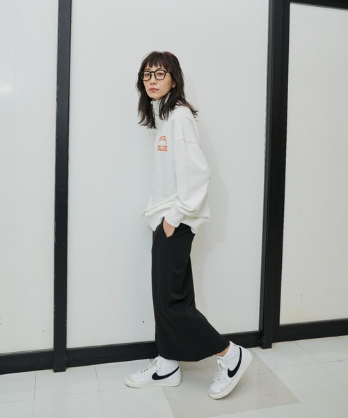 Auntie Rosa Holiday（アンティローザホリデー）の「ハーフZIPロゴプリントスウェット（スウェット・レディース・オフホワイト/グレー/グリーン・FREE）」の18枚目の写真