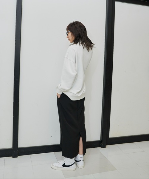 Auntie Rosa Holiday（アンティローザホリデー）の「ハーフZIPロゴプリントスウェット（スウェット・レディース・オフホワイト/グレー/グリーン・FREE）」の19枚目の写真