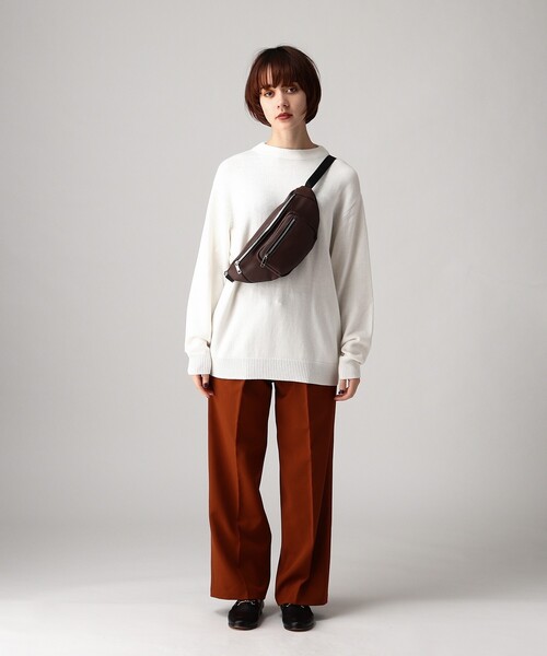 tk.TAKEO KIKUCHI(ティーケータケオキクチ)の「◆【WEB限定】レザー調ミニウエストバッグ(ボディバッグ/ウエストポーチ・メンズ・ブラック/ダークブラウン/ブラック系5・00)」の20枚目の写真