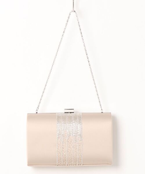 HANAE MORI(ハナエモリ)の「【HANAE MORI】パーティーバッグ(ショルダーバッグ・レディース・ブラック/ベージュ/ネイビー・ONESIZE)」の2枚目の写真