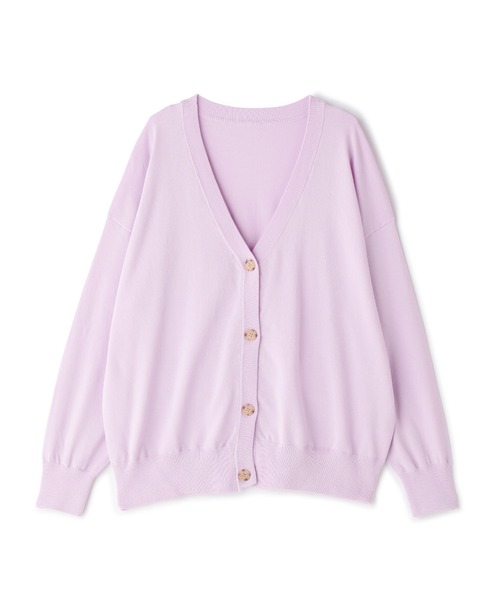 N.(N. Natural Beauty Basic)(エヌエヌナチュラルビューティーベーシック)の「◆天竺プレーティングニットカーディガン(カーディガン/ボレロ・レディース・オフホワイト/オレンジ/グリーン/ピンク・MEDIUM)」の18枚目の写真