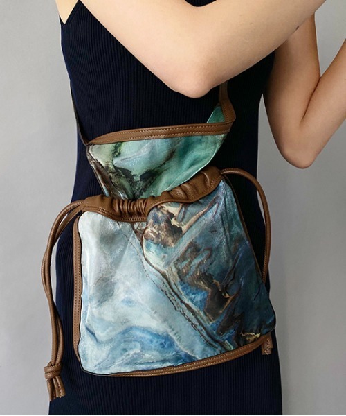 LE VERNIS（ル・ベルニ）の「LE VERNIS(ル・ベルニ)シアエプロンサコッシュ（ショルダーバッグ・レディース・ピンク/グリーン・FREE）」の14枚目の写真