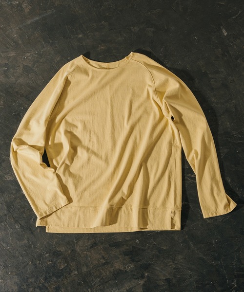 khakito(カーキト)の「オーバーシルエットフリーダムスリーブロングTシャツ(Tシャツ/カットソー・レディース・チャコール/イエロー/アイボリー・FREE)」の19枚目の写真