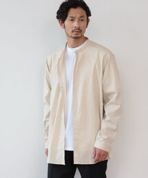 B:MING by BEAMS | B:MING by BEAMS / リラックスフィット バンドカラー シャツ(シャツ/ブラウス)