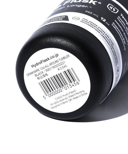 HYDRO FLASK（ハイドロフラスク）の「HydroFlask/ハイドロフラスク DRINKWARE 12oz ALL AROUND TUMBLER タンブラー 2026年春夏　再入荷（グラス/マグカップ/タンブラー・メンズ・ホワイト/ブラック/ライトブルー/ブルー/マジェンタ/サックスブルー/ライトグリーン/パープル系1/ピンク系1/ミント/ブラック×ブラック・FREE）」の16枚目の写真