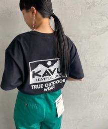 [KAVU/カブー] TRUE LOGO トゥルーロゴ バックプリントTシャツ