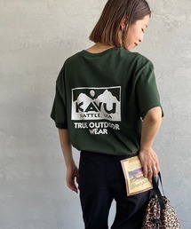 [KAVU/カブー] TRUE LOGO トゥルーロゴ バックプリントTシャツ