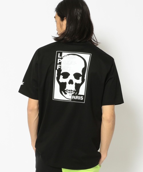 Lucien Pellat-Finet（ルシアンペラフィネ）の「【別注】lucien pellat-finet/ルシアン ペラフィネ/LPF PARIS プリントTシャツ（Tシャツ/カットソー・メンズ・ホワイト/ブラック・MEDIUM/LARGE/X-LARGE）」の2枚目の写真