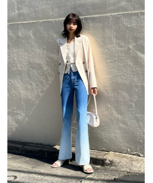 MOUSSY（マウジー）の「JACKIE サンダル（サンダル・レディース・ホワイト/ダークブラウン・MEDIUM/LARGE/SMALL）」の18枚目の写真