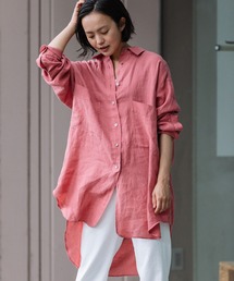 60s フレンチリネンビッグシャツ