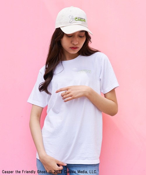 ACCOMMODE(アコモデ)の「【ZOZO限定】キャスパー Tシャツ(Tシャツ/カットソー・レディース・ホワイト/ライトグレー・FREE)」の3枚目の写真