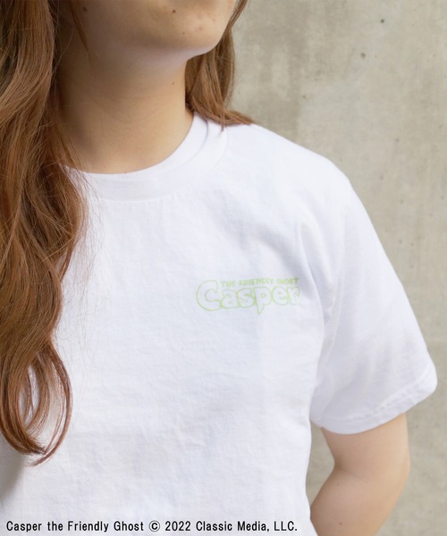 ACCOMMODE(アコモデ)の「【ZOZO限定】キャスパー Tシャツ(Tシャツ/カットソー・レディース・ホワイト/ライトグレー・FREE)」の5枚目の写真