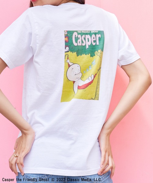 ACCOMMODE(アコモデ)の「【ZOZO限定】キャスパー Tシャツ(Tシャツ/カットソー・レディース・ホワイト/ライトグレー・FREE)」の4枚目の写真