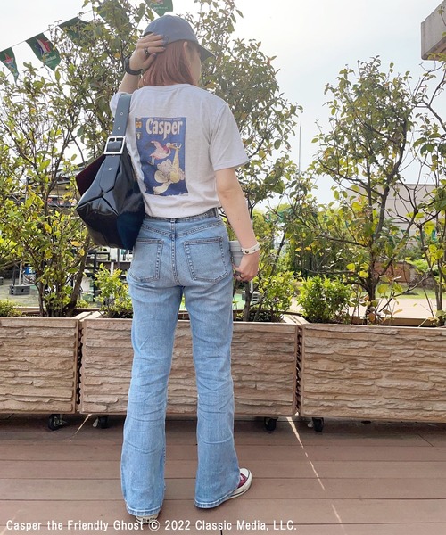 ACCOMMODE(アコモデ)の「【ZOZO限定】キャスパー Tシャツ(Tシャツ/カットソー・レディース・ホワイト/ライトグレー・FREE)」の14枚目の写真